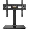 Perlegear Tabletop TV Stand, Universal TV Stand for 2360 Inch LCD/LED/OLED TVs, Height-Adjustable TV Mount Stand with Tempered Glass Base & Cable Management, VESA 400x400mm, PGTVS02  view 1