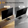 Perlegear Tabletop TV Stand, Universal TV Stand for 2360 Inch LCD/LED/OLED TVs, Height-Adjustable TV Mount Stand with Tempered Glass Base & Cable Management, VESA 400x400mm, PGTVS02  view 4