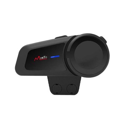 Real-Time Group Intercom Helmet Bluetooth Headset Noise Reduction Motorcycle Helmet Headset Handsfree Stereo Music and Vioce Dial Support Connect to Any Bluetooth Headset for Intercom