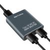 HDMI Splitter HDMI Switch 1 Input 2 Output,2 Ports HDMI Hub Support 4K@30Hz Ultra HD Resolution,Compatible for Box PS4 HDTV DVD Projector view 1