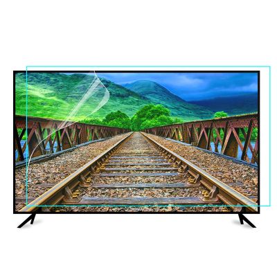 TYRHMY 50 55 65 Inch Indoor & Outdoor Anti Glare TV Screen Frosted Film Anti Blue Light Screen Protector Anti-Reflection Rate Up to 80% Filter Out UV,55" 1221 * 689