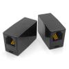 NECABLES 2Pack RJ11 Coupler Phone Line Connector Telephone Cord Adapter RJ11 6P4C Female to Female for Landline Phone and Fax Black view 4