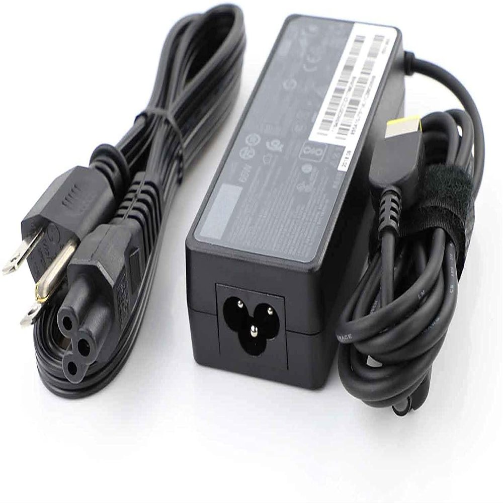 65W 45W Square Tip Charger for Lenovo S20-30 Touch 20434 80GX Laptop 20V 3.25A Power Supply Adapter Cord