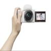 Sony - Alpha ZV-E10 Mirrorless Vlog Camera - Body Only - White (Renewed) view 3