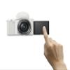 Sony - Alpha ZV-E10 Mirrorless Vlog Camera - Body Only - White (Renewed) view 4