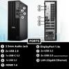Dell Pro Slim QCS1250 Intel i5-14500, 32GB DDR5 RAM, 1TB SSD PCIe, RJ-45, DP Port, HDMI, Wired Keyboard & Mouse, Windows 11 Pro, Business Desktop - Black view 4