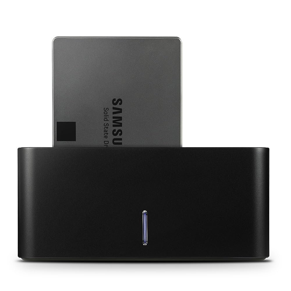 AXAGON ADSA-ST Dockingstation, USB 3.0, 1x 2,5"/3,5" SSD/HDD, SATA 6 - Schwarz