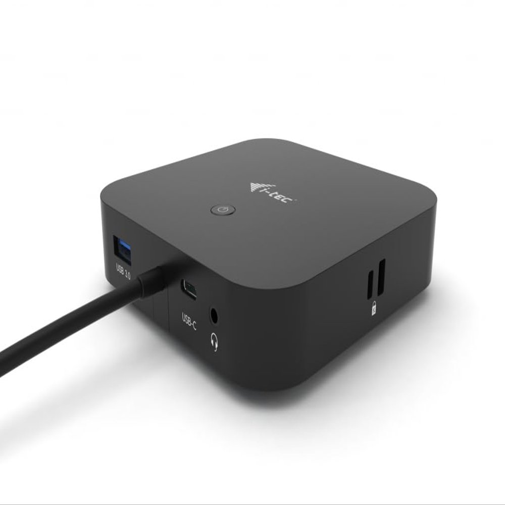 I-TEC USB-C HDMI DP Dock PD100W 2X LCD Dock + CHARGER-C112W