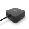 I-TEC USB-C HDMI DP Dock PD100W 2X LCD Dock + CHARGER-C112W view 1