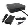 I-TEC USB-C HDMI DP Dock PD100W 2X LCD Dock + CHARGER-C112W view 2