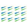 SpeedyFiberTX 12-Pack 3.5 Meter SC/APC to SC/UPC 3.0mm Simplex Yellow Riser OFNR Fiber Patch Cable, Corning SMF-28 Singlemode 9/125um OS1/OS2 Compatible Ultra Optical Fiber view 1