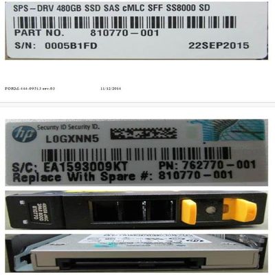 Hewlett Packard Enterprise DRV 480GB SSD SAS CMLC SFF SS8000 SD, 810770-001 (SS8000 SD)