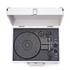 Arkrocket Curiosity Bluetooth Turntable Retro Suitcase 3-Speed Record Player with Built-in Speakers (White) view 2