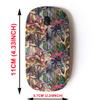 2.4G Wireless Mouse with Cute Pattern Design for All Laptops and Desktops with Nano Receiver - Flowers Banana view 2