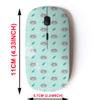 2.4G Wireless Mouse with Cute Pattern Design for All Laptops and Desktops with Nano Receiver - Cats Fish view 2