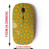 2.4G Wireless Mouse with Cute Pattern Design for All Laptops and Desktops with Nano Receiver - Backdrop Design Prints view 2
