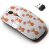 2.4G Wireless Mouse with Cute Pattern Design for All Laptops and Desktops with Nano Receiver - Deer Jump view 1