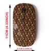 2.4G Wireless Mouse with Cute Pattern Design for All Laptops and Desktops with Nano Receiver - Floral Flowers Texture view 2