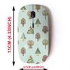 2.4G Wireless Mouse with Cute Pattern Design for All Laptops and Desktops with Nano Receiver - Decorative Trees view 2