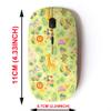 2.4G Wireless Mouse with Cute Pattern Design for All Laptops and Desktops with Nano Receiver - Cute Cartoon Tropical view 2