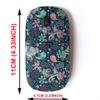 2.4G Wireless Mouse with Cute Pattern Design for All Laptops and Desktops with Nano Receiver - Colorful Floral Doodle view 2