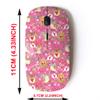 2.4G Wireless Mouse with Cute Pattern Design for All Laptops and Desktops with Nano Receiver - Flowers Funny view 2