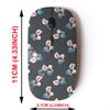 2.4G Wireless Mouse with Cute Pattern Design for All Laptops and Desktops with Nano Receiver - Bird Baby Flat view 2