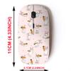 2.4G Wireless Mouse with Cute Pattern Design for All Laptops and Desktops with Nano Receiver - Bunny cat Carrot view 2