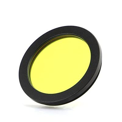 2 Inch Telescope Filter Astro Filters for Astronomical Telescopes Lens 7 Colors Optional (Color : Yellow)