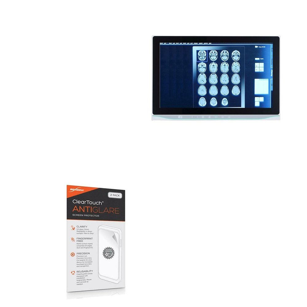 BoxWave Screen Protector Compatible with BSI Computer MPC153-834 - ClearTouch Anti-Glare (2-Pack), Anti-Fingerprint Matte Film Skin
