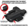 Bravo Concealment Torsion IWB Gun Holster for Glock 19/17 - with Tactical Weapon Light TLR-1 HL - Adjustable Retention, Inward Cant, and Comfortable Fit or Open or Concealed Carry view 4