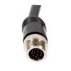 New Lon0167 M12 Male Straight 12 Pins Connector Aviation Shielded Electrical Cable 2M(M12 - Stecker, gerade, 12 - polig, Stecker, geschirmt, elektrisches Kabel 2M view 3