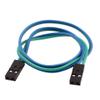 New Lon0167 Female to Female 2P Jumper Wire Cable Pi Pic Breadboard DIY 30cm Long(Weiblich zu weiblich 2p Jumper draht bandkabel pi pic breadboard DIY 30 cm LAN_g view 1