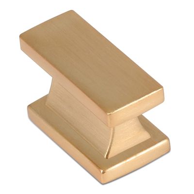 Southern Hills Gold Cabinet Knobs - Pack of 5 - Brushed Gold Dresser Knobs - Kitchen Knobs for Cabinets and Drawers - Modern Cabinet Knobs - Drawer Pulls & Cabinet Hardware SHKM001-NSG-5