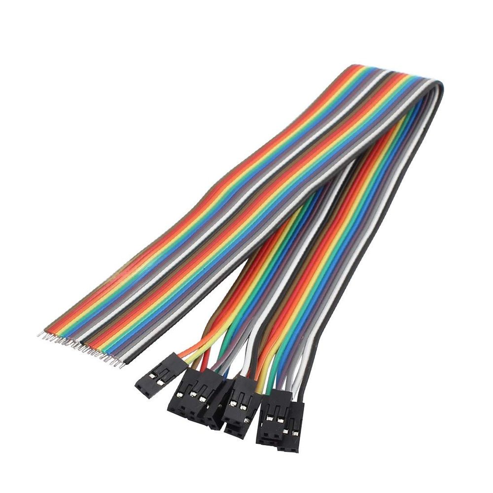 New Lon0167 10Pcs 2P Jumper Wires Single Female Head Cables Pi Pic Breadboard 30cm Long(10 Stcke 2 P Jumper Drhte Einzigen Weiblichen Kopfbandkabel Pi Pic Breadboard 30 cm LAN_ge