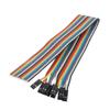 New Lon0167 10Pcs 2P Jumper Wires Single Female Head Cables Pi Pic Breadboard 30cm Long(10 Stcke 2 P Jumper Drhte Einzigen Weiblichen Kopfbandkabel Pi Pic Breadboard 30 cm LAN_ge view 1