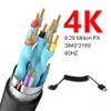 Kework 3.9ft HDMI 4K@60Hz Coiled Cable, Right Angle HDMI 2.0 Version Male to Male Adapter Spring Spiral Cord, 18Gbps High Speed, High Definition view 3