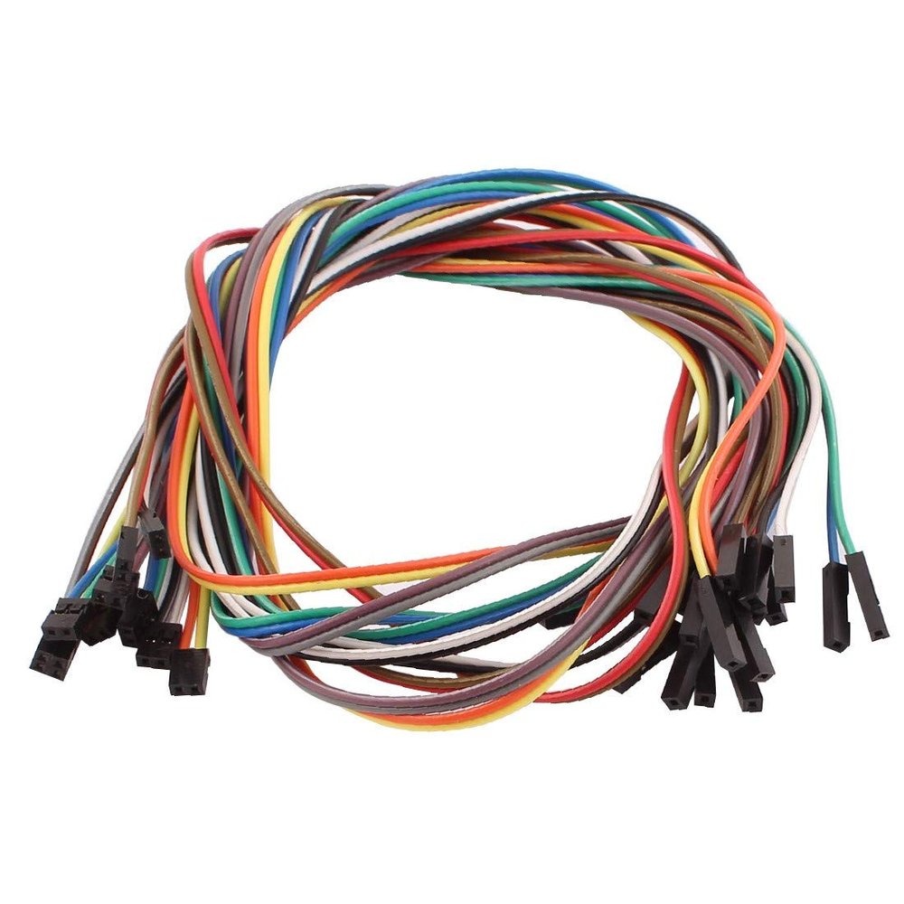 New Lon0167 10PCS 1P 2.54mm to 2P 2.0mm Female Breadboard Double Head Jumper Wire Cable 50cm(10 STCKE 1 P 2,54mm bis 2 P 2,0mm Weibliche Breadboard Doppelkopf Jumper Draht Kabel 50 cm