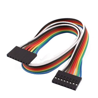 New Lon0167 Female to Female 8P Jumper Wire Ribbon Cable Pi Pic Breadboard DIY 50cm Long(Weiblich zu weiblich 8 p jumper draht bandkabel pi pic breadboard diy 50 cm Lan_g