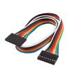 New Lon0167 Female to Female 8P Jumper Wire Ribbon Cable Pi Pic Breadboard DIY 50cm Long(Weiblich zu weiblich 8 p jumper draht bandkabel pi pic breadboard diy 50 cm Lan_g view 1