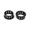 New Lon0167 50 PCS 22mm Mounted Dia Snap in Cable Hose Bushing Grommet Protector Black(50 STCKE 22mm Durchmesser Dia Snap in Kabelschlauchbuchse Tllenschutz schwarz view 2