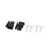 New Lon0167 50 Sets 3.0mm 2P Plastic SM Male Housing Crimp Terminal Connector Black(50 Stze 3,0 mm 2P Kunststoff js_t SM-Steckergehuse Crimpanschluss-Anschluss Schwarz view 2