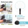 Foto&Tech Shotgun Mic Universal Video Microphone w/Shock Mount Deadcat Windscreen and Carrying Pouch Compatible with Smartphones Android Tablets Canon EOS Nikon Small Camera Camcorders Recorders view 3