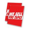 We Sell VHS Tapes (24" X 36") 4Mm Corrugated Plastic Panel, Graphics Applied to 1 Side (Pk of 2) view 1
