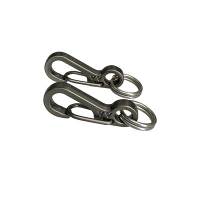 Vi Vante Camera Quick Release Set for Cameras w/Round Strap lugs Titanium split Rings (Flat Gray) carabiner clip connector disconnect camera neck strap