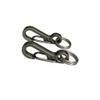 Vi Vante Camera Quick Release Set for Cameras w/Round Strap lugs Titanium split Rings (Flat Gray) carabiner clip connector disconnect camera neck strap view 1