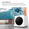 Kanto SUB8VMB Sealed Powered Subwoofer | 300W Peak Power | 8" Woofer | Matte Black view 4