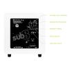 Kanto SUB8VMW Sealed Powered Subwoofer | 300W Peak Power | 8" Woofer | Matte White view 3
