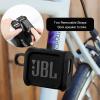 TXesign Silicone Case Cover for JBL Go 3 Portable Speaker with Removable Strap for Bike Golf Cart Travel Carrying Case Protective Sleeve Speaker Cover (Black) view 4