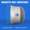 D3 Products Magnetic Liddle Speaker Silver, Bluetooth 5.1, 3W, 6hrs Battery, MagSafe Compatible, Wall Mount, Water Resistant, Best of CES 2022 Award view 2